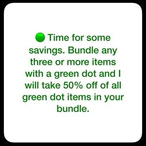 🟢 dot for savings